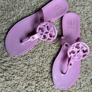 Tory Burch Lilac Thong Sandals